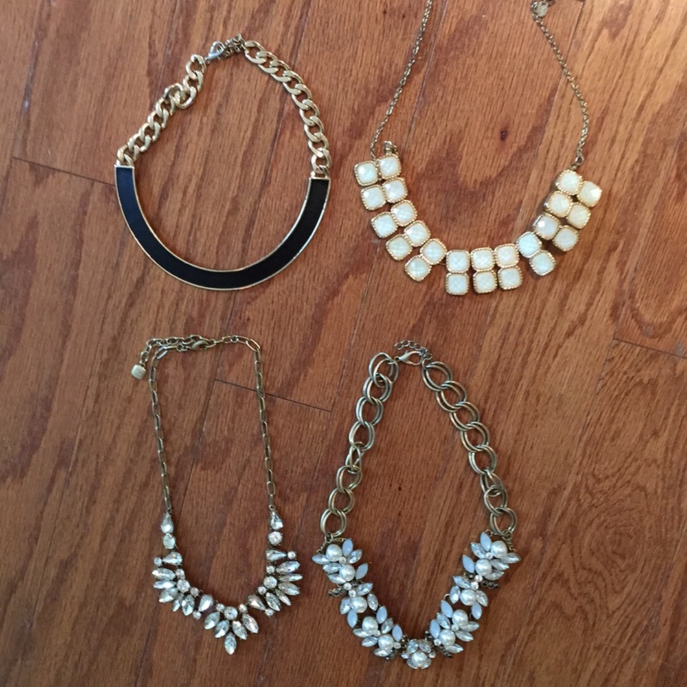 Bundle of 4 - statement necklaces